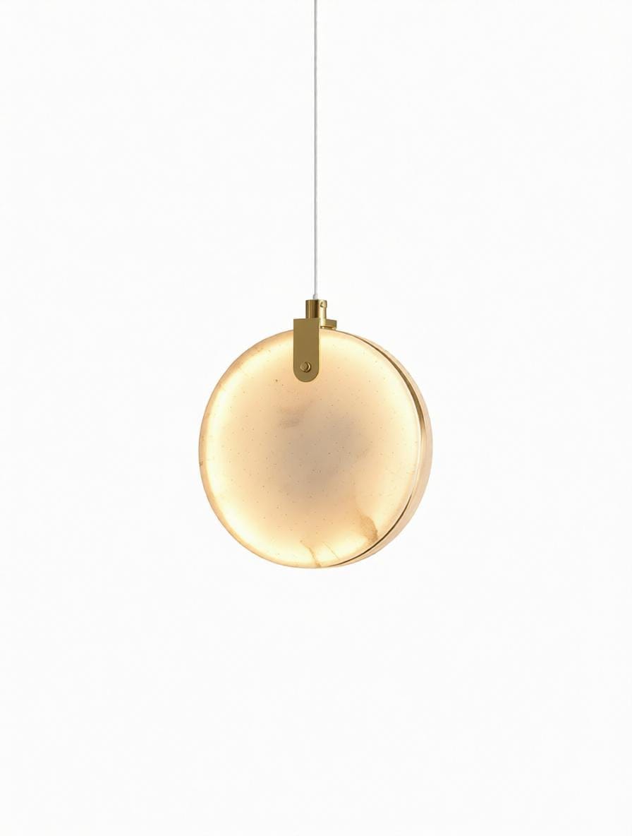 Orvalyn | Alabaster Pendant Light - Detail View #9 | HomeCartel