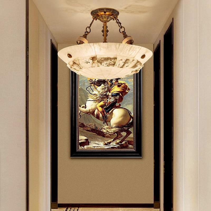 Vallitheth | Alabaster Chandelier - Detail View #3 | HomeCartel