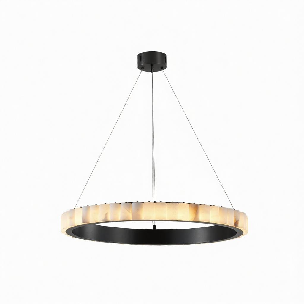 Lorvethith 1 | Alabaster Chandelier - Detail View #4 | HomeCartel