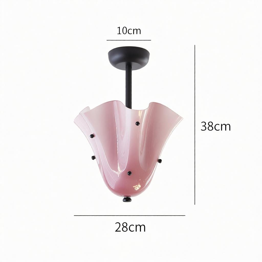 Lyrenveil A I Semi Flush Mounted Light - Detail View #4 | HomeCartel