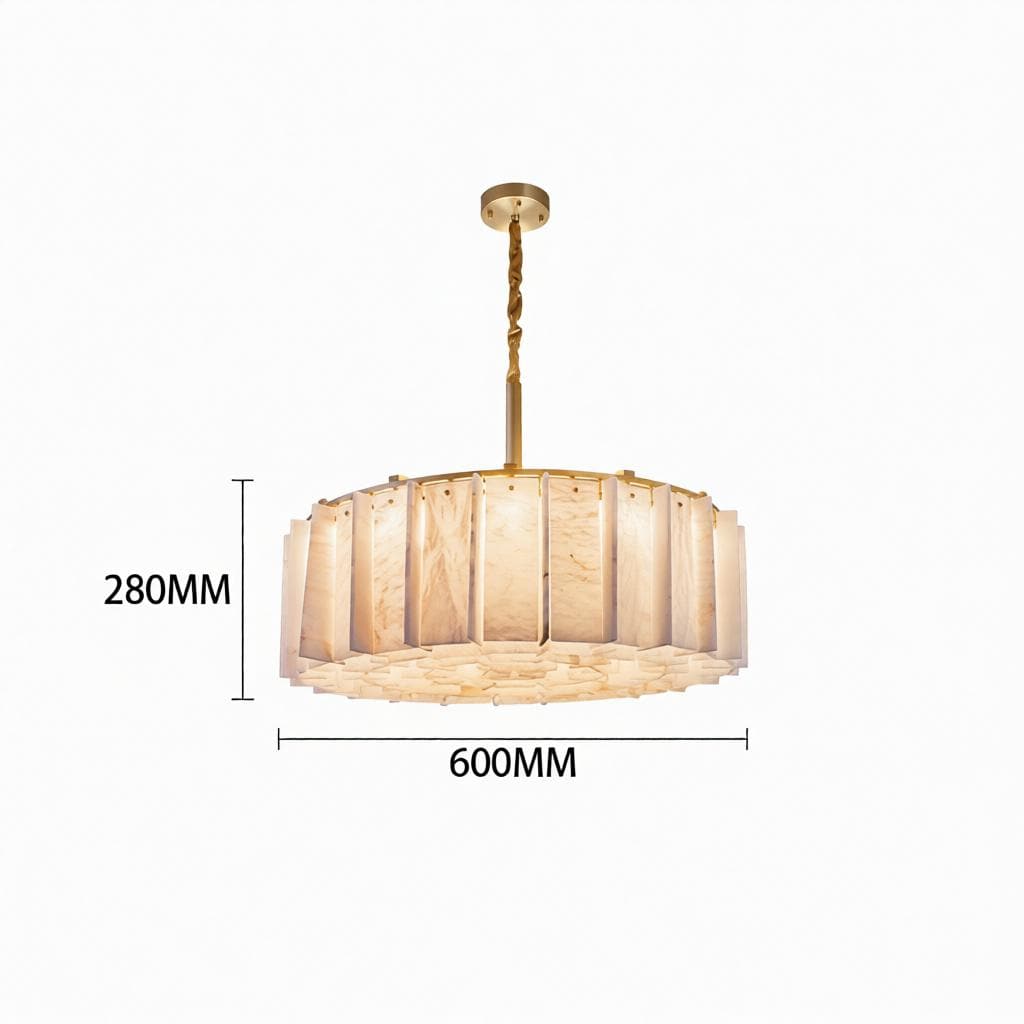 Irriniel B | Alabaster Chandelier - Detail View #4 | HomeCartel
