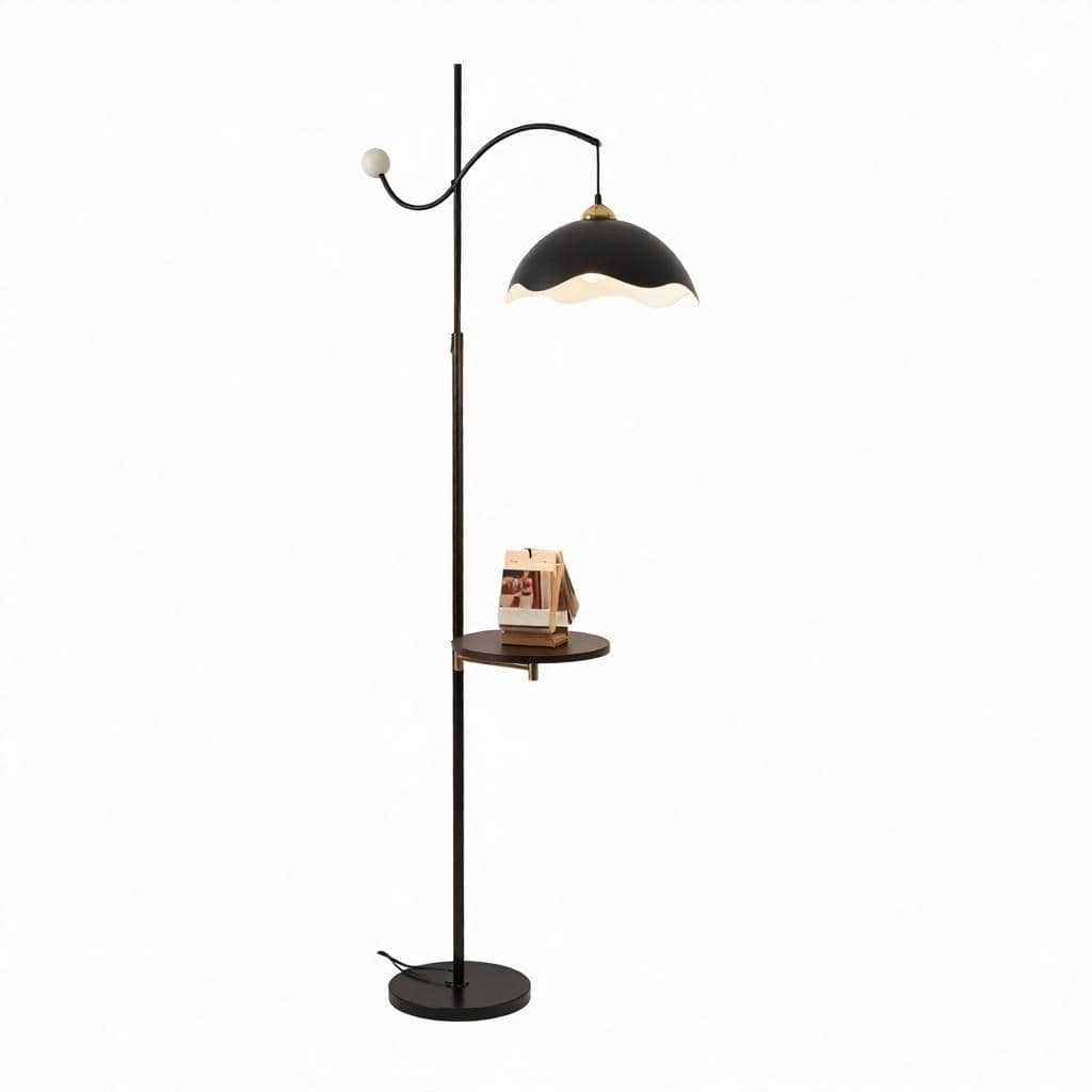 Brezelle B | Integrated Shelf Floor Lamp - Detail View #7 | HomeCartel