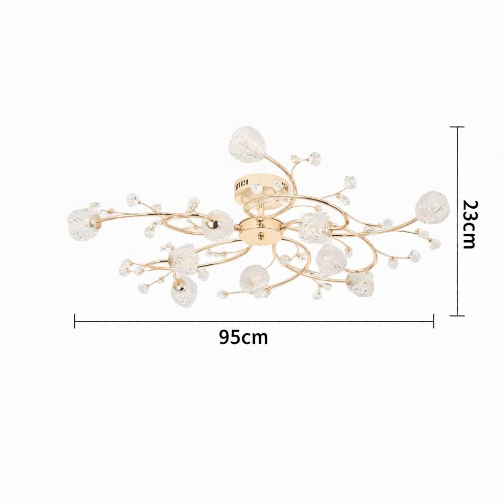 Aevina | Semi Flush Mounted Light - Detail View #5 | HomeCartel