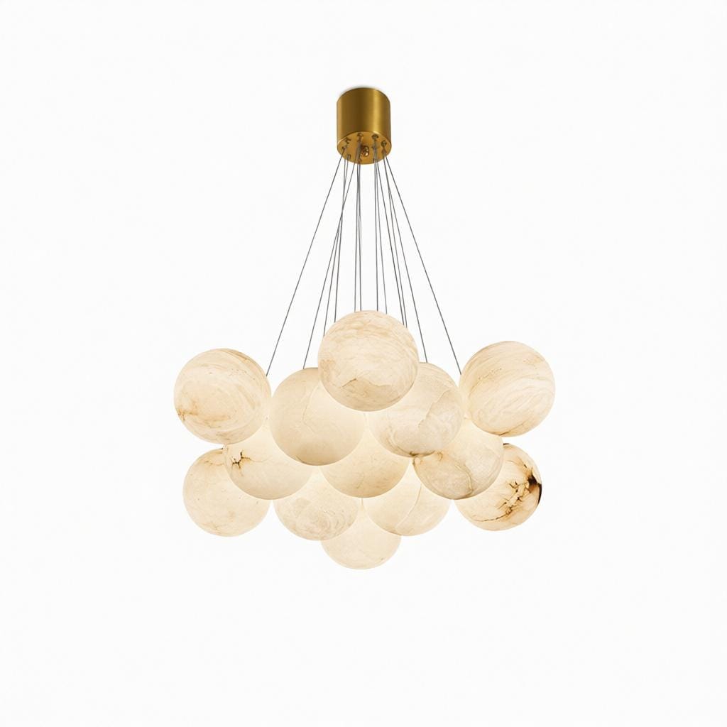 Galrinor | Alabaster Chandelier - Detail View #10 | HomeCartel