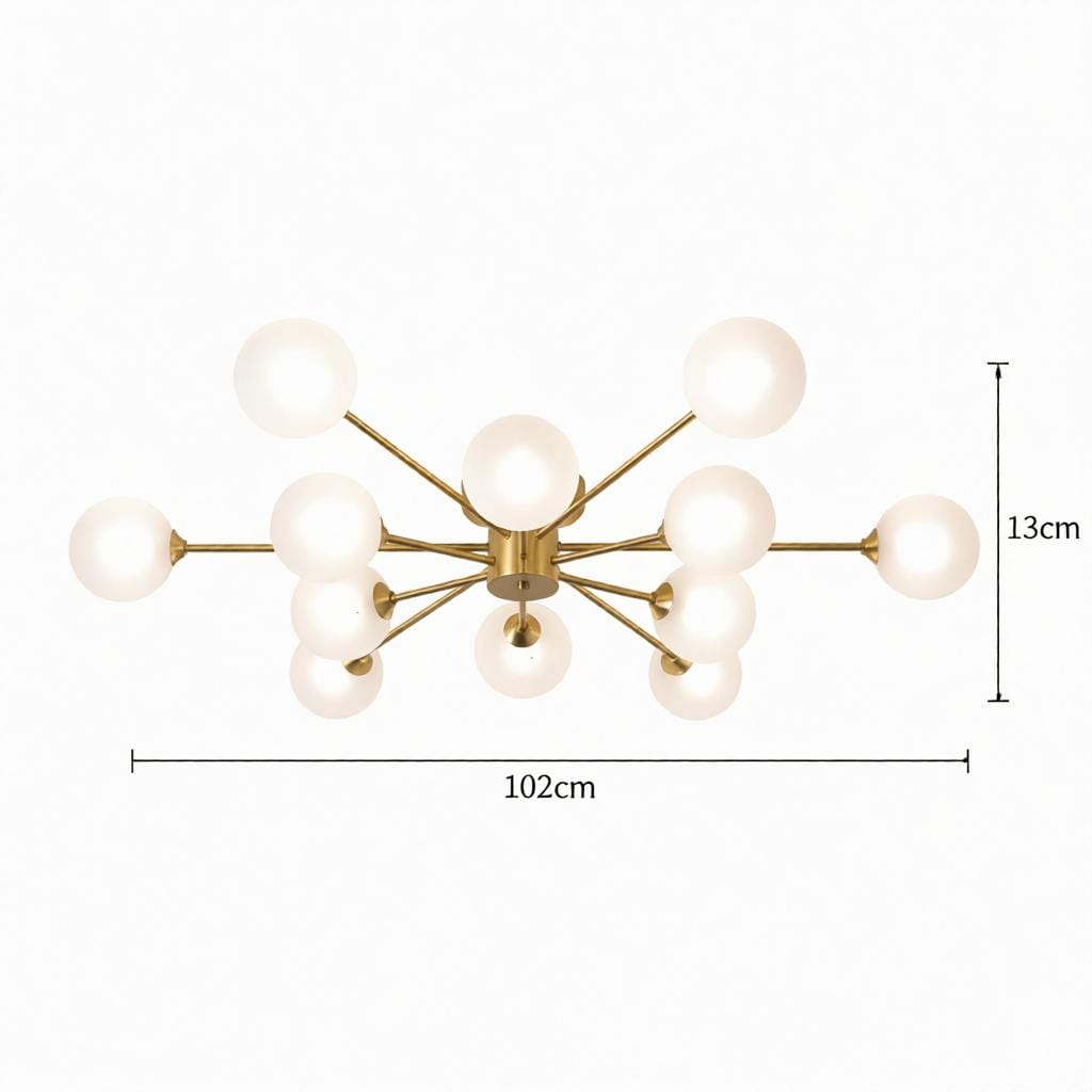 Teyrani | Semi Flush Mounted Light - Detail View #6 | HomeCartel