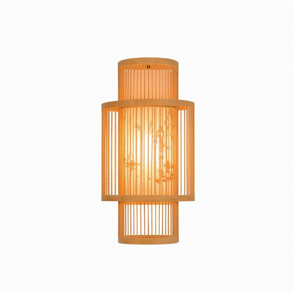 Oaelis | Rattan Wall Light - Detail View #2 | HomeCartel