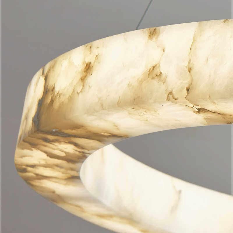 Faelnelae | Alabaster Chandelier - Detail View #2 | HomeCartel