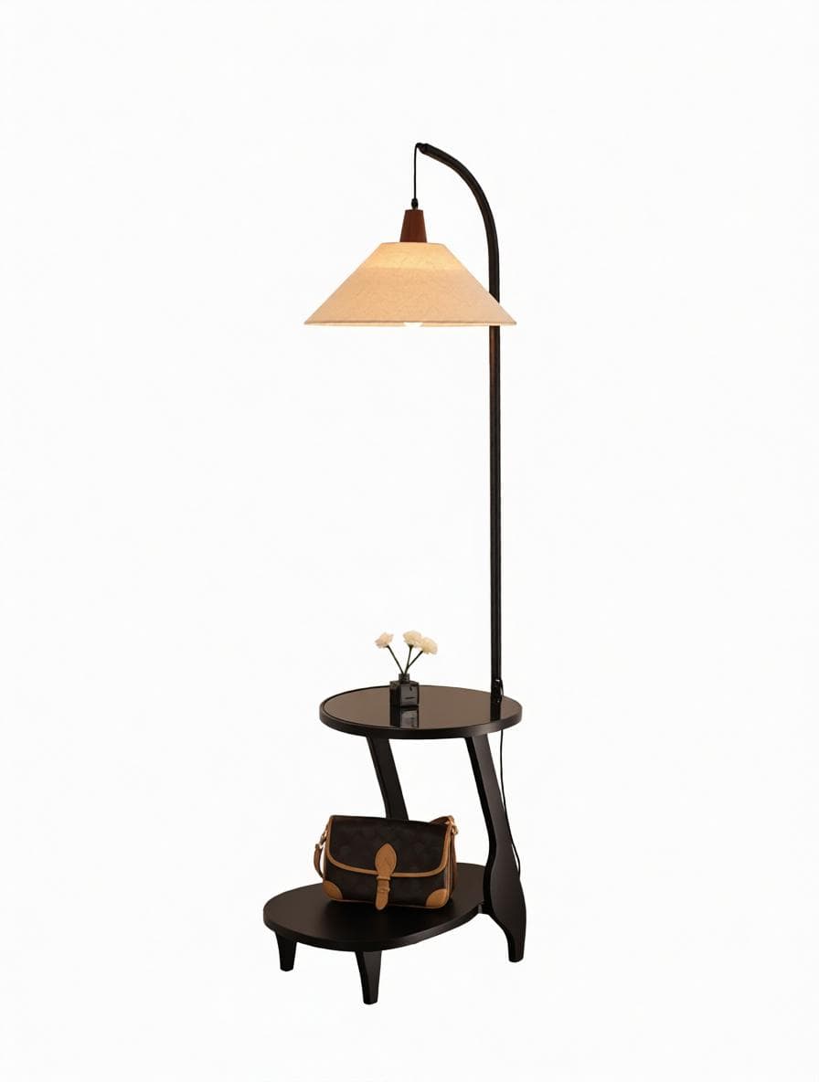 Galenyra | Integrated Shelf Floor Lamp - Modern Floor Lamp | HomeCartel Philippines