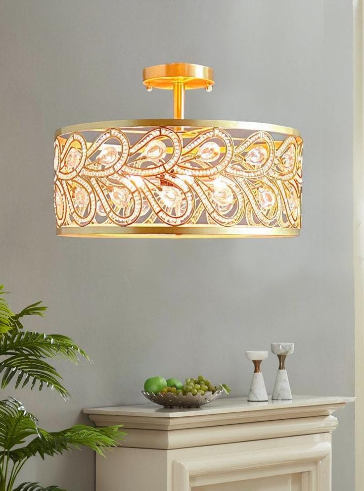Rysse | Semi Flush Mounted Light - Detail View #4 | HomeCartel