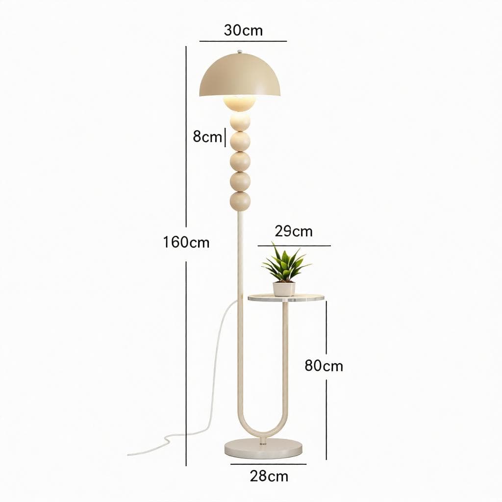 Ivellis | Integrated Shelf Floor Lamp