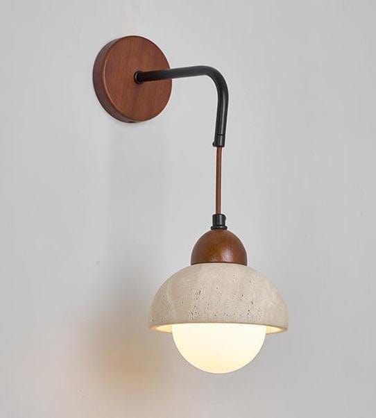 Lysveth | Travertine Wall Light - Modern Wall Light | HomeCartel Philippines