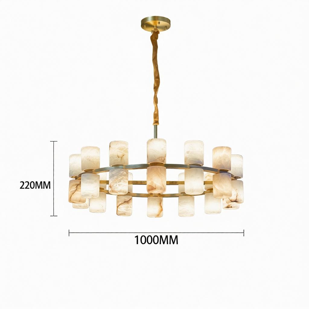 Irrelal A | Alabaster Chandelier - Detail View #3 | HomeCartel