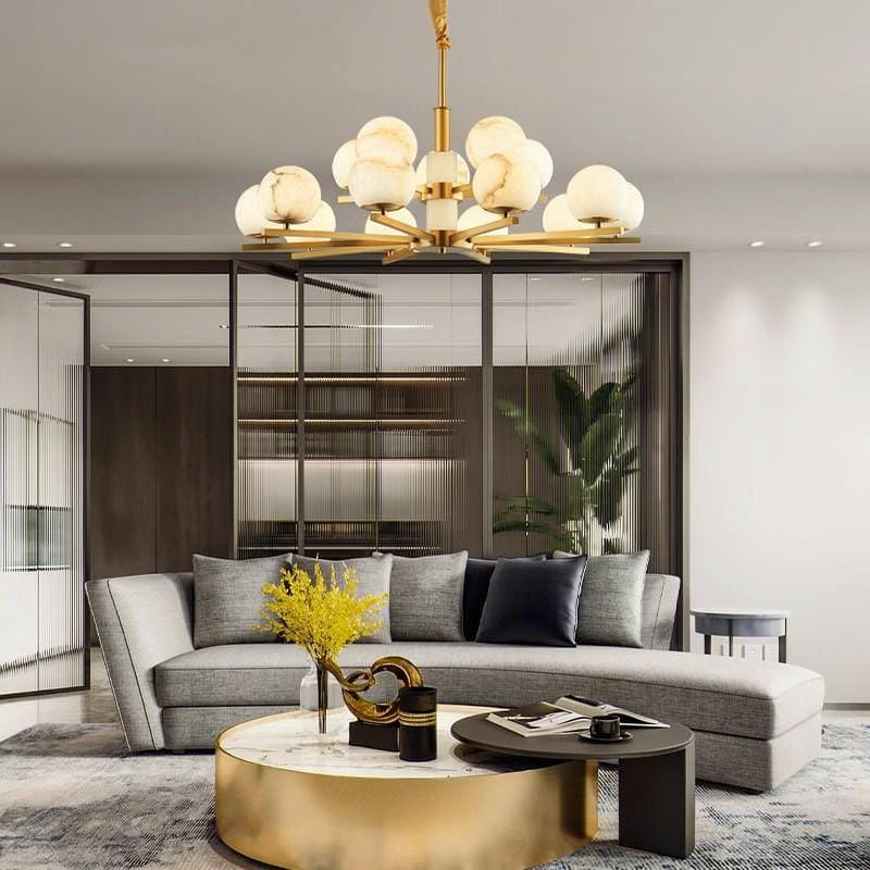 Syltheria A | Alabaster Chandelier - Modern Chandelier | HomeCartel Philippines