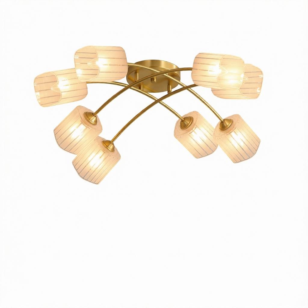 Vierris | Semi Flush Mounted Light