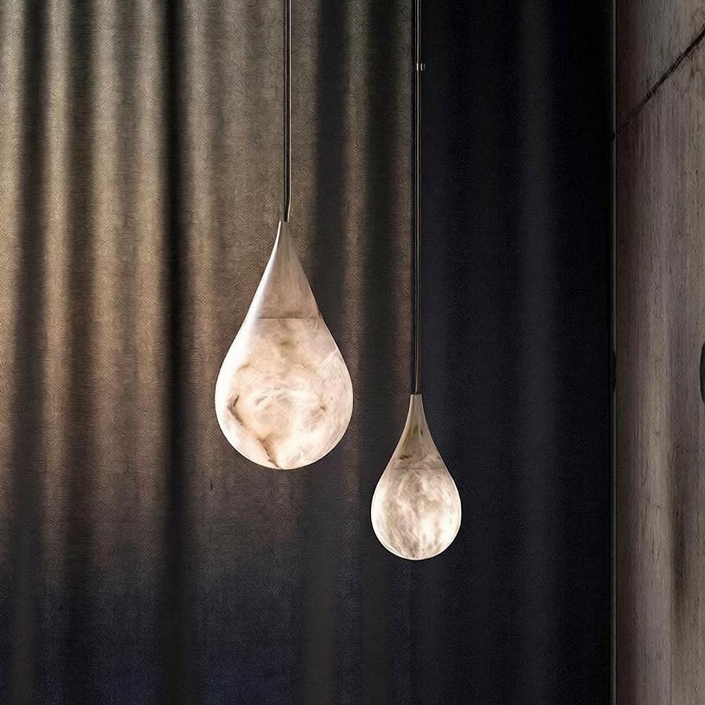 Zorvenaril | Alabaster Pendant Light - Detail View #5 | HomeCartel