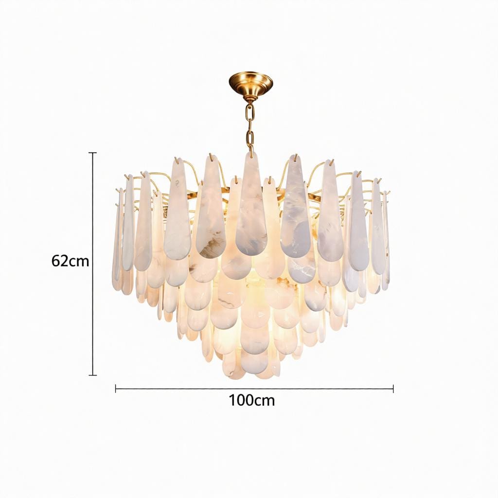 Aelleniel | Alabaster Chandelier - Home Cartel ®