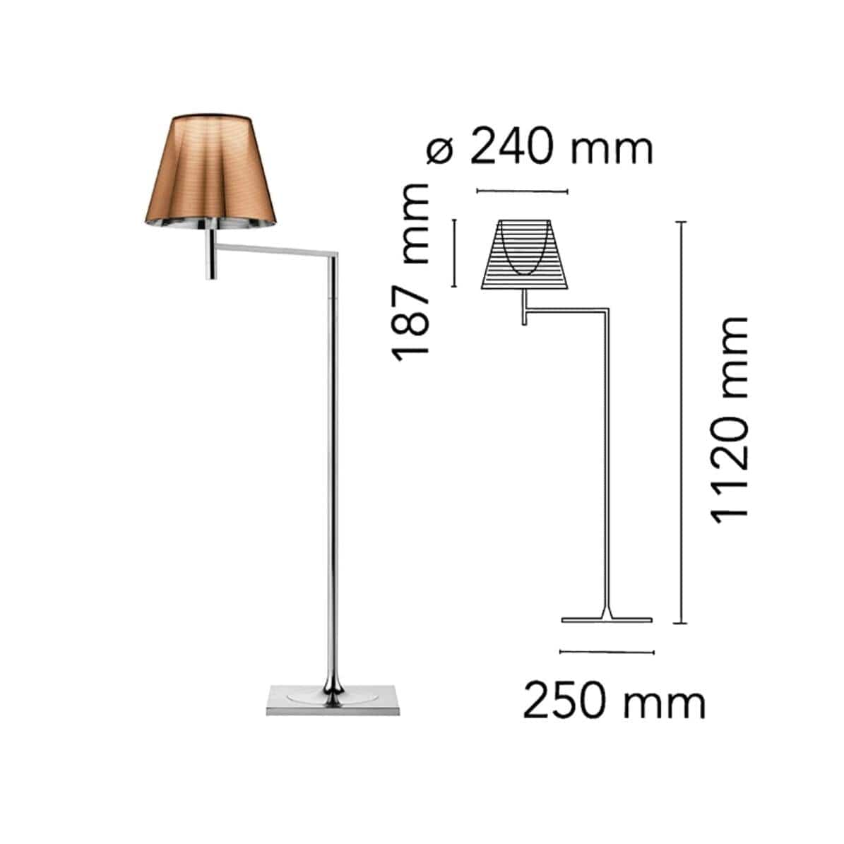 Belvento | Floor Lamp Swing Arm - Detail View #5 | HomeCartel