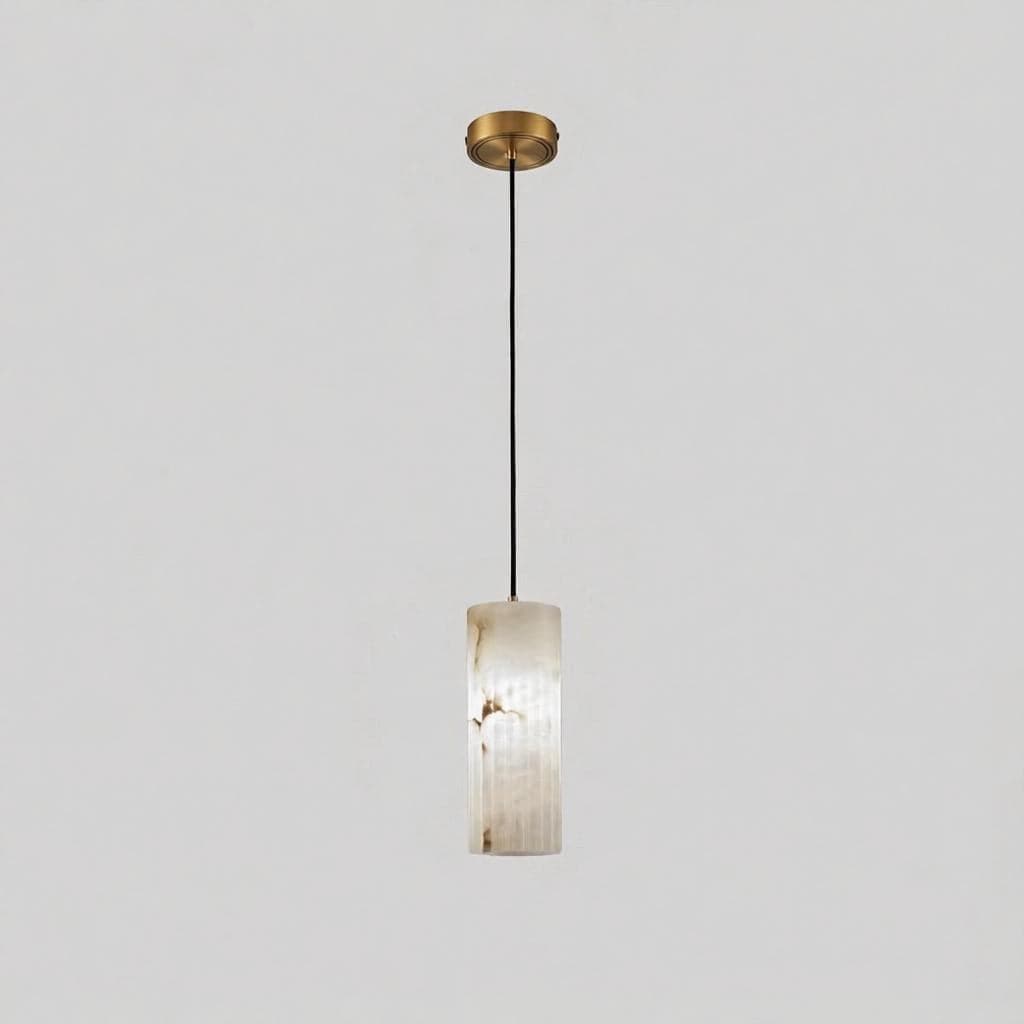 Lorvanar | Alabaster Pendant Light - Detail View #2 | HomeCartel