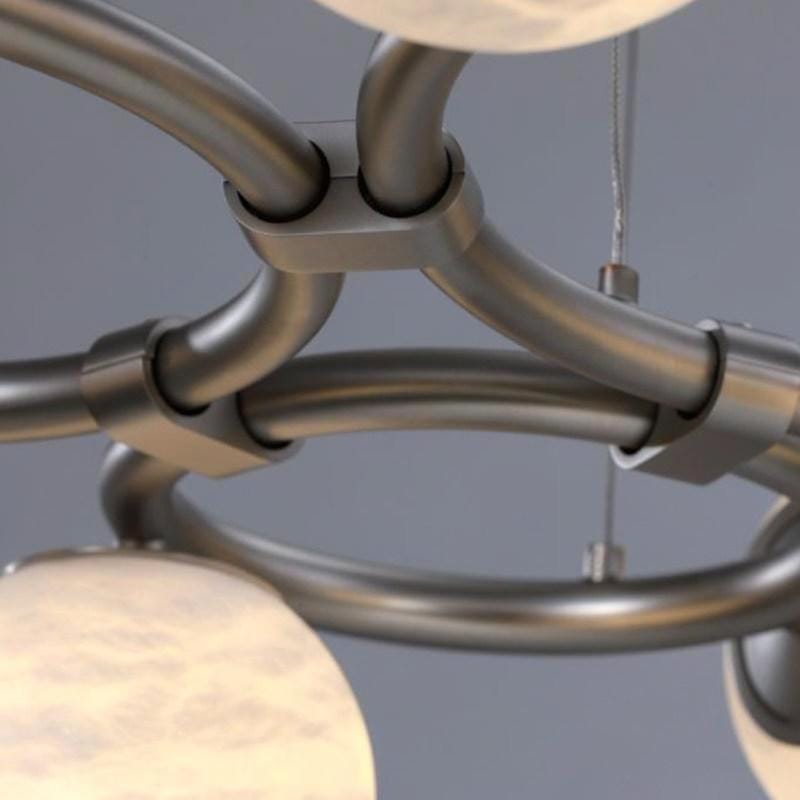 Sylnelis A | Alabaster Chandelier - Detail View #3 | HomeCartel