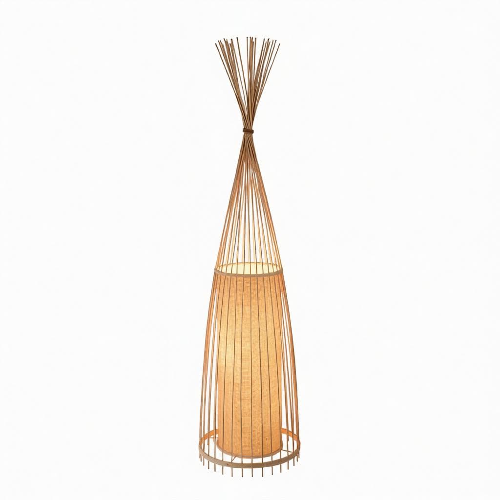 Joralia | Rattan Floor Lamp - Home Cartel ®