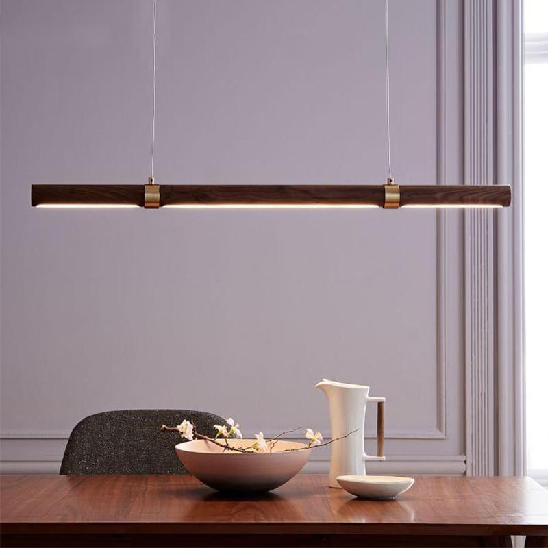 Halden | Wooden Finish Pendant Light - Home Cartel ®