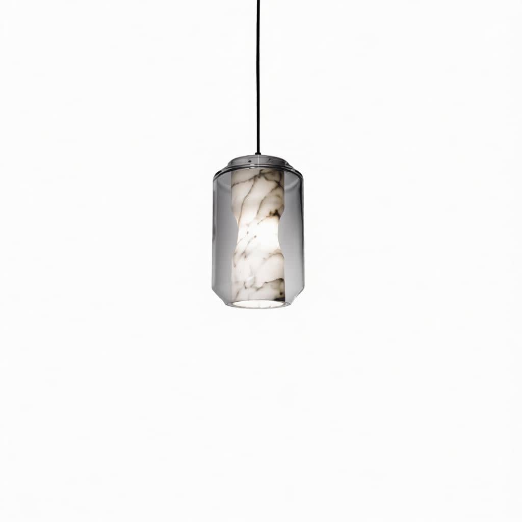 Calvalessa | Alabaster Pendant Light - Detail View #2 | HomeCartel