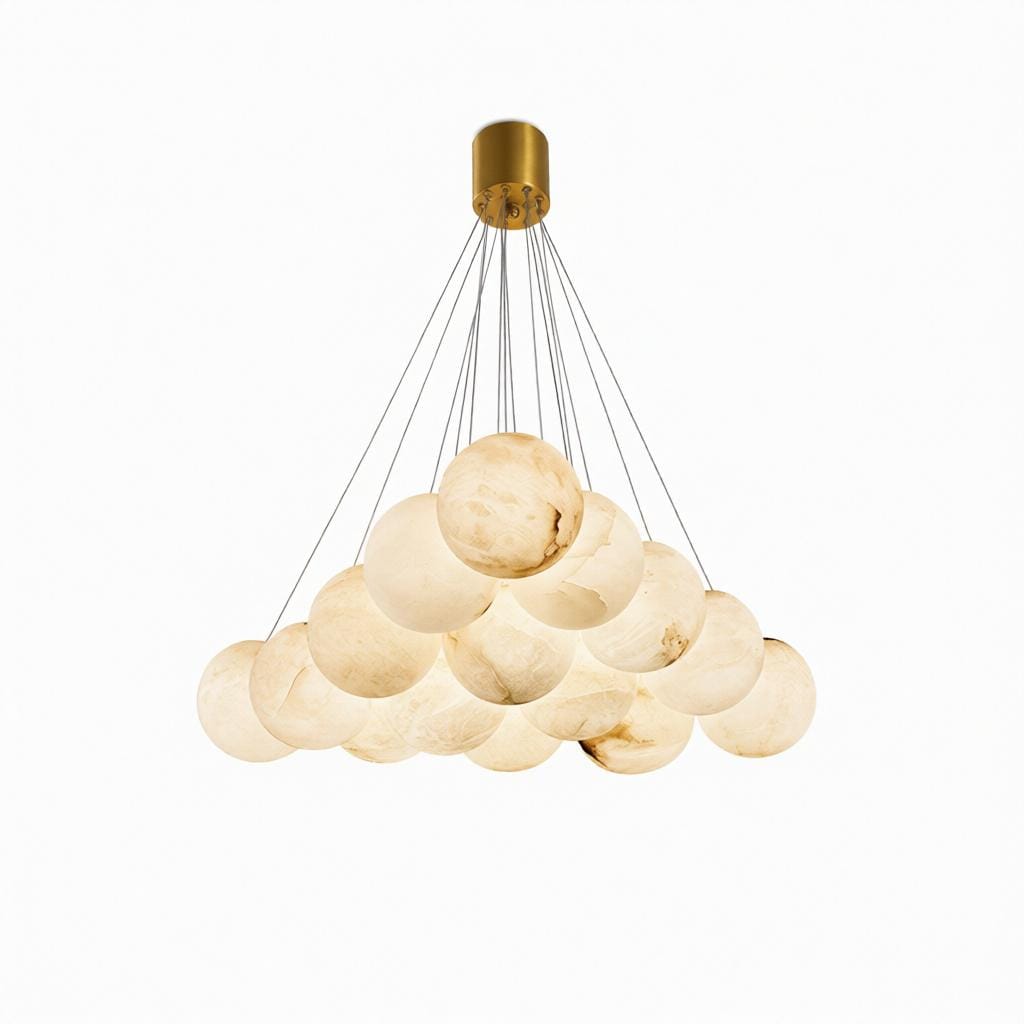 Galrinor | Alabaster Chandelier - Detail View #5 | HomeCartel
