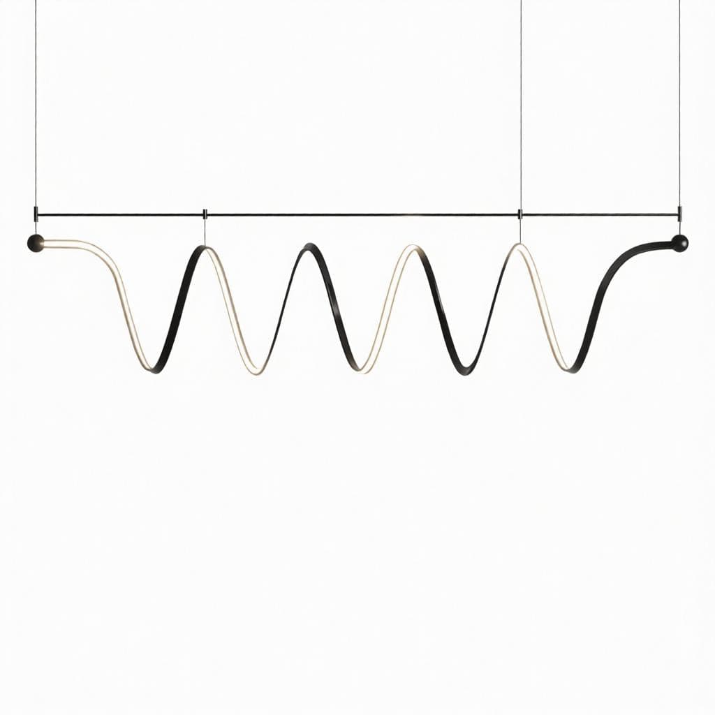 Whisen | Linear Chandelier - Detail View #2 | HomeCartel