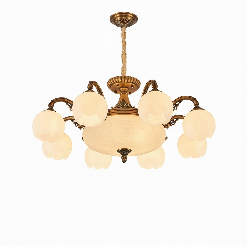 Vallithor | Alabaster Chandelier - Detail View #9 | HomeCartel