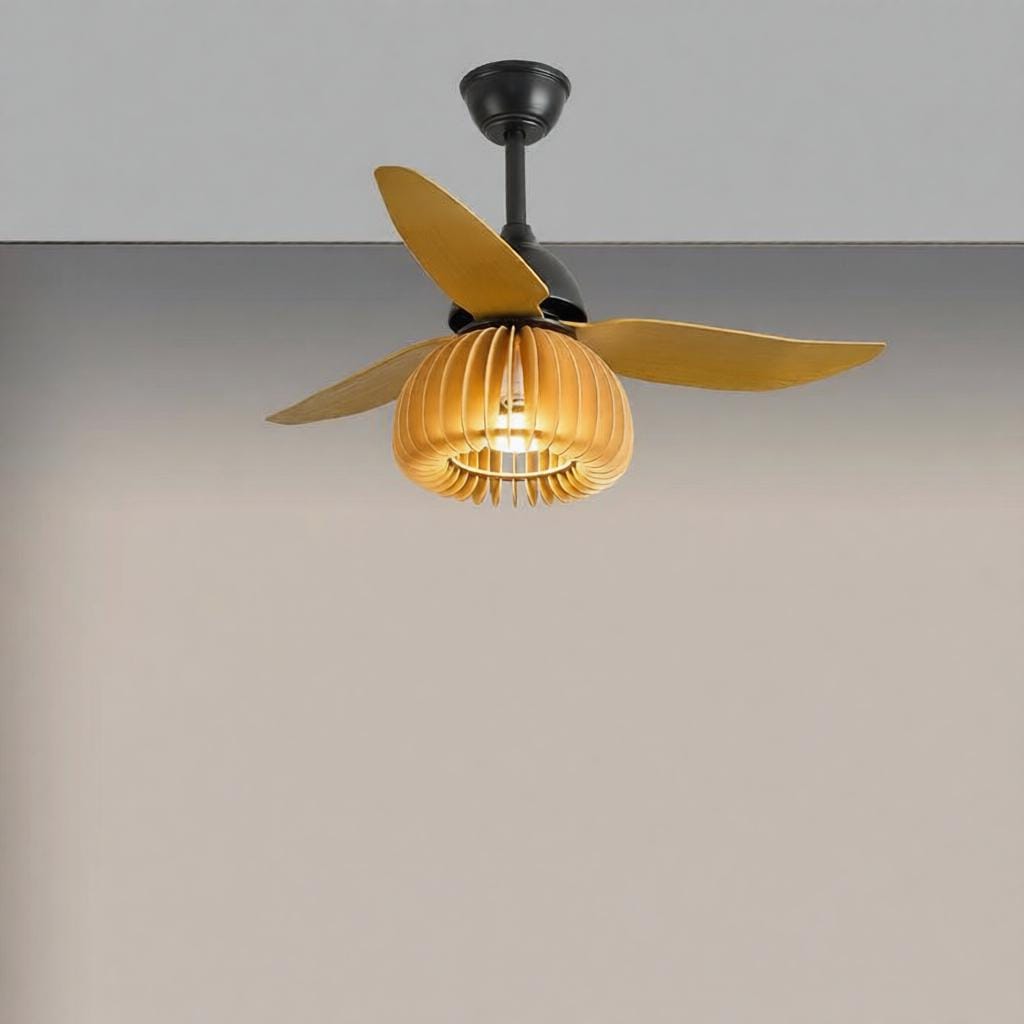 Fidral | Outdoor Lighted Ceiling Fan - Detail View #2 | HomeCartel