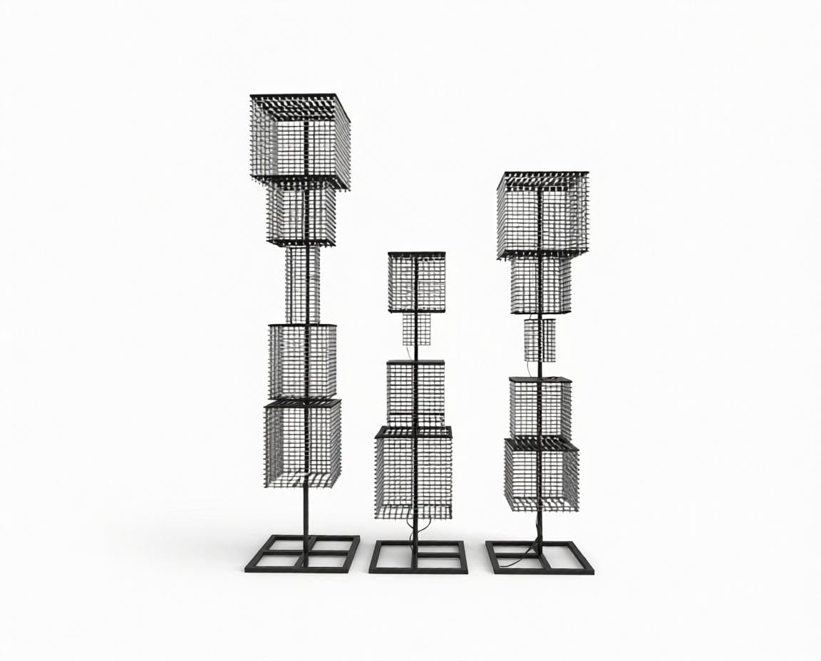Nelyndris I Crystal Floor Lamp - Detail View #2 | HomeCartel