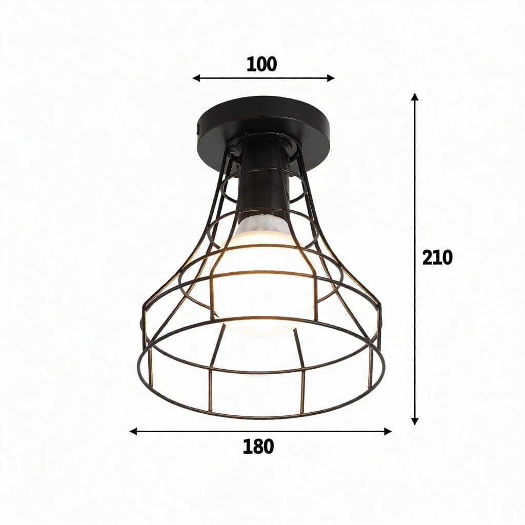 Oryndrel | Semi Flush Mounted Light - Detail View #3 | HomeCartel