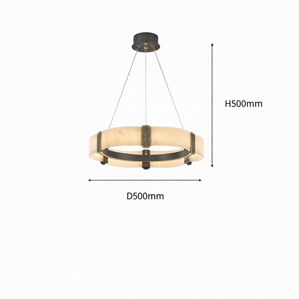 Quelthilessa A | Alabaster Chandelier - Detail View #9 | HomeCartel