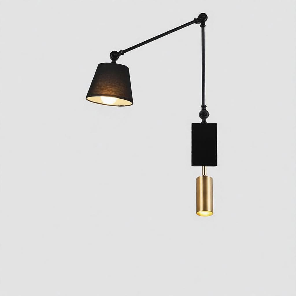 Wynesse Deux | Wall Light Swing Arm - Detail View #2 | HomeCartel