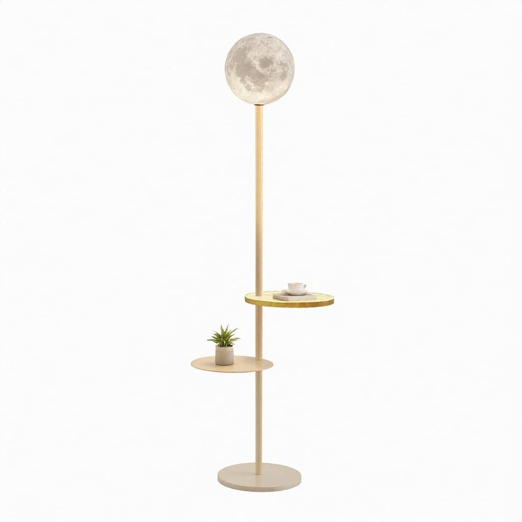 Kaenira B | Integrated Shelf Floor Lamp - Detail View #7 | HomeCartel