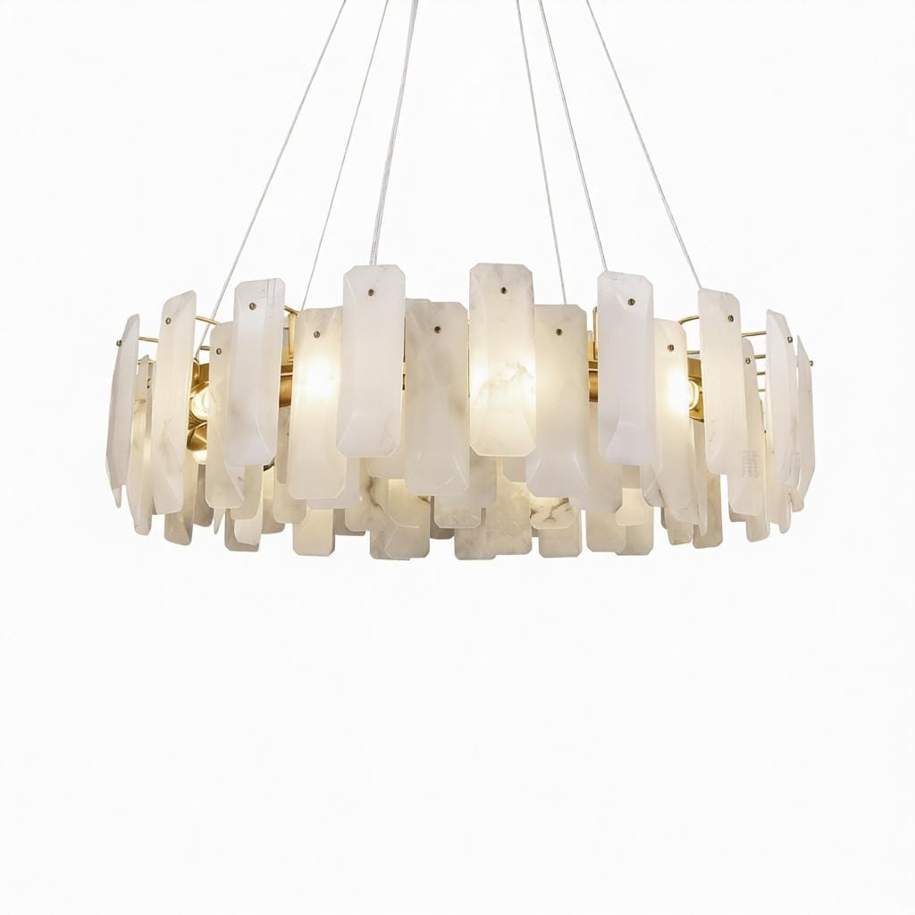 Calvalyn | Alabaster Chandelier - Detail View #3 | HomeCartel