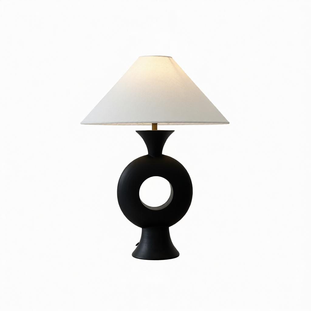 Rogallie | Shaded Table Lamp - Detail View #4 | HomeCartel