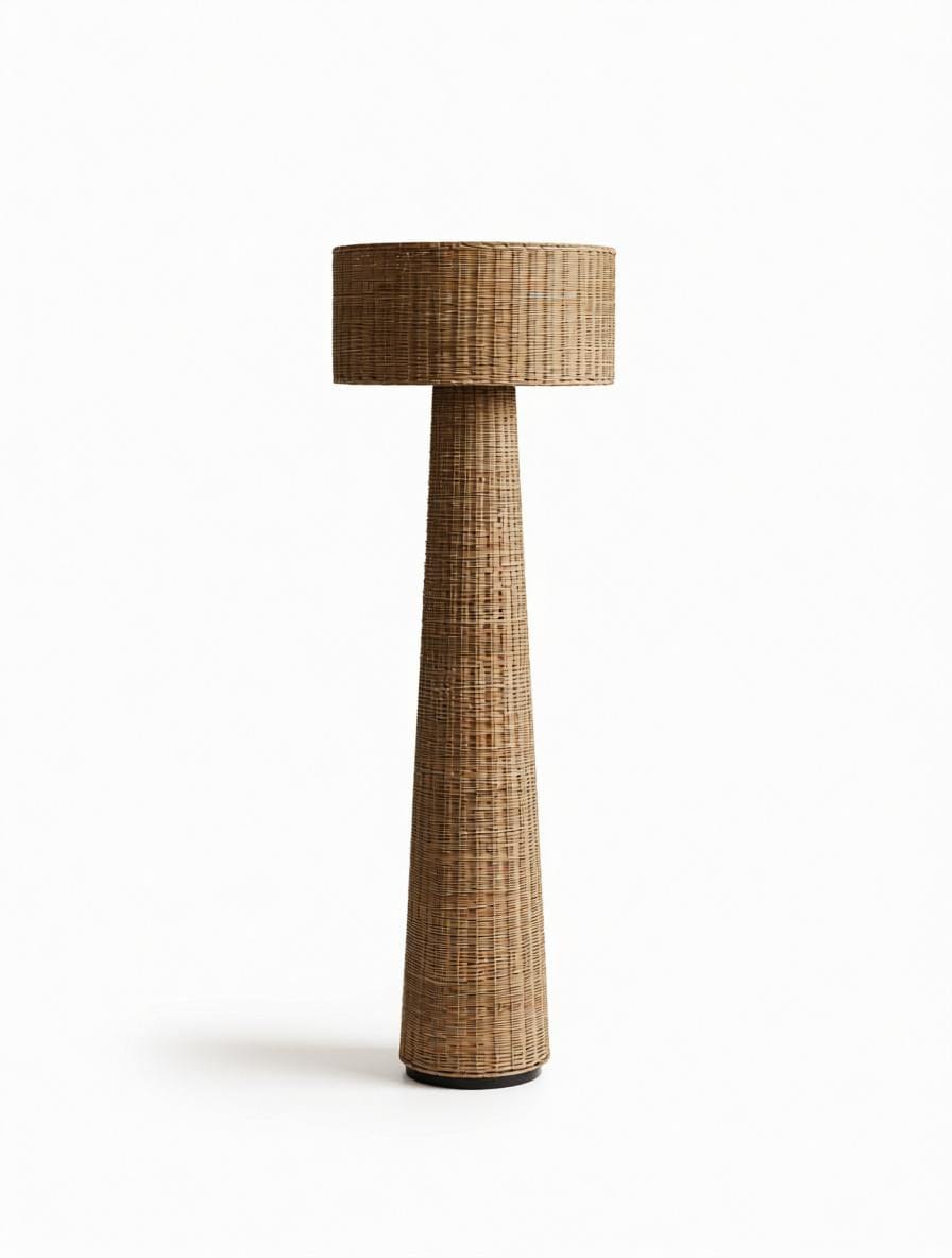 Calithra | Rattan Floor Lamp - Detail View #5 | HomeCartel