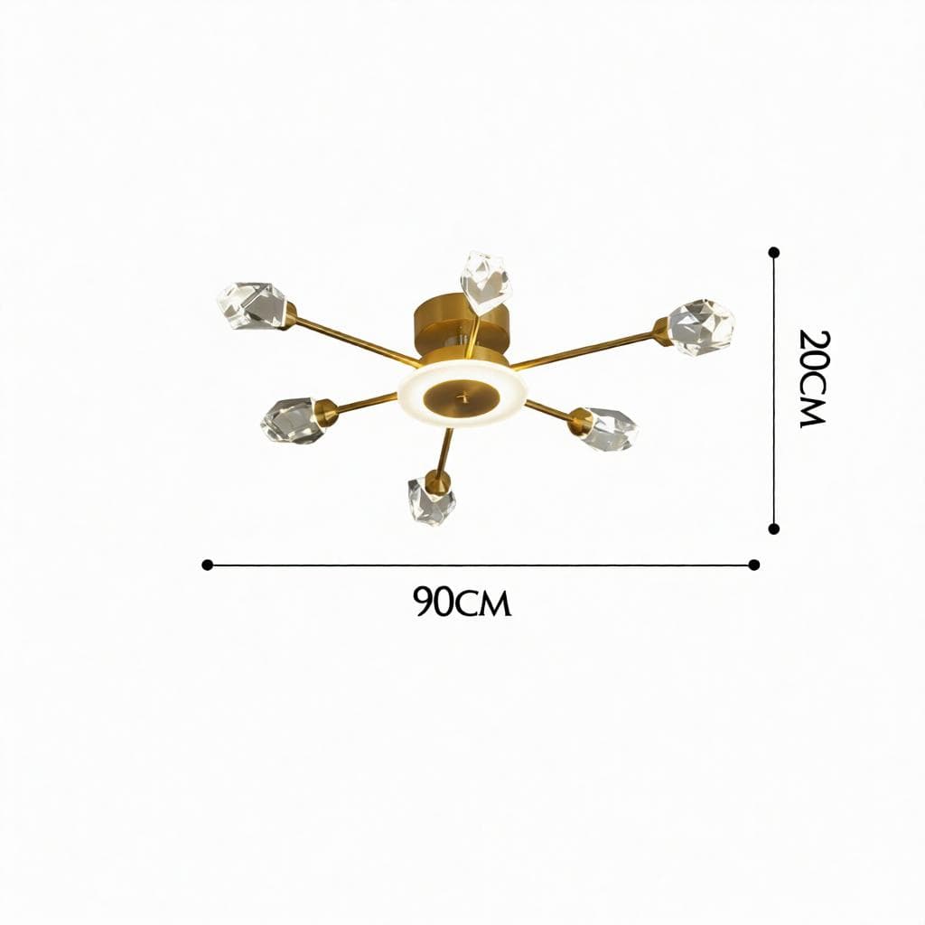 Mairien | Semi Flush Mounted Light - Detail View #6 | HomeCartel