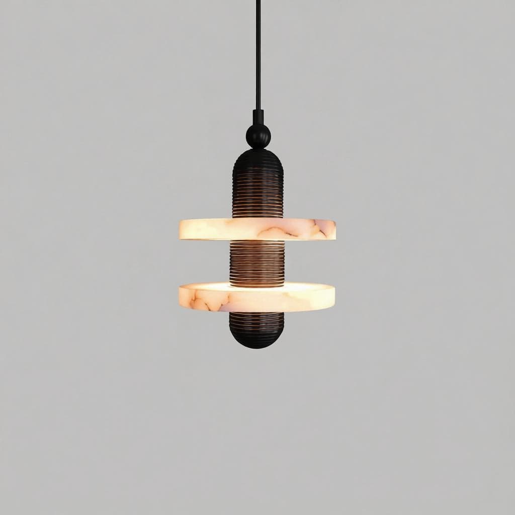 Faelmirith | Alabaster Pendant Light - Detail View #2 | HomeCartel