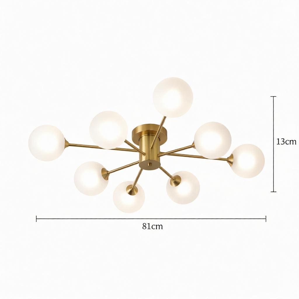 Teyrani | Semi Flush Mounted Light