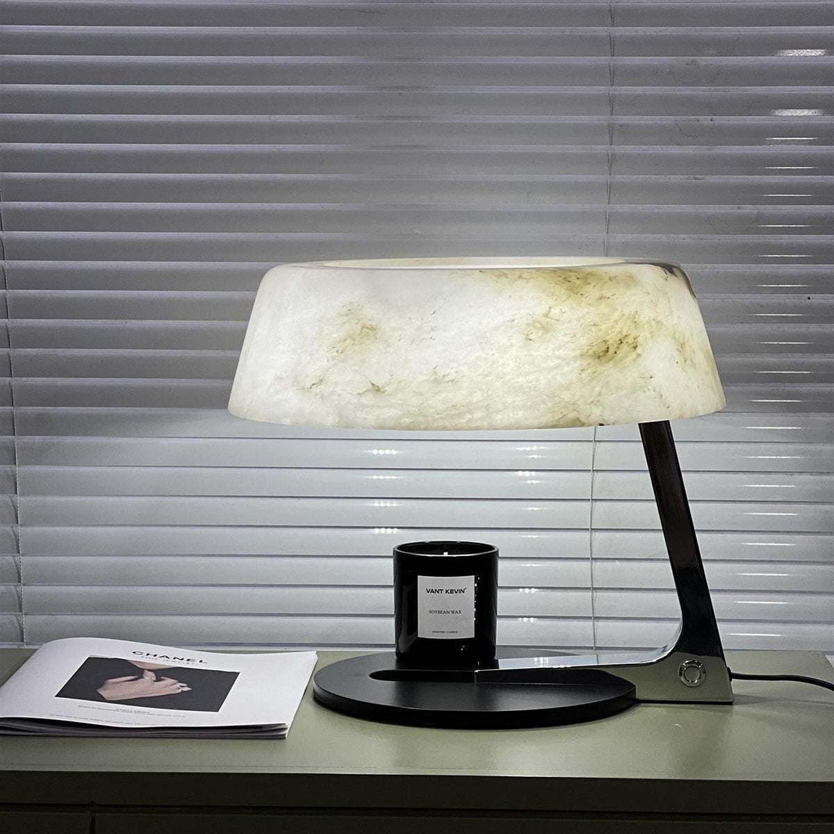 Mornorara | Alabaster Table Lamp - Home Cartel ®