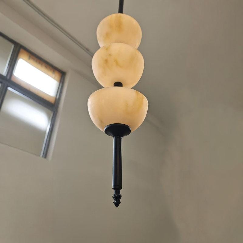 Lorriaal | Alabaster Chandelier - Detail View #4 | HomeCartel