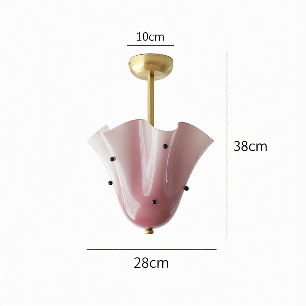 Lyrenveil A I Semi Flush Mounted Light - Detail View #7 | HomeCartel