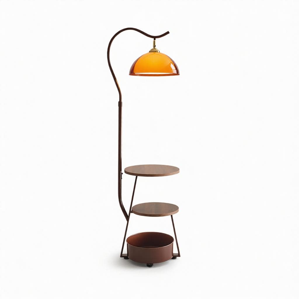 Ylivora A | Integrated Shelf Floor Lamp - Modern Floor Lamp | HomeCartel Philippines
