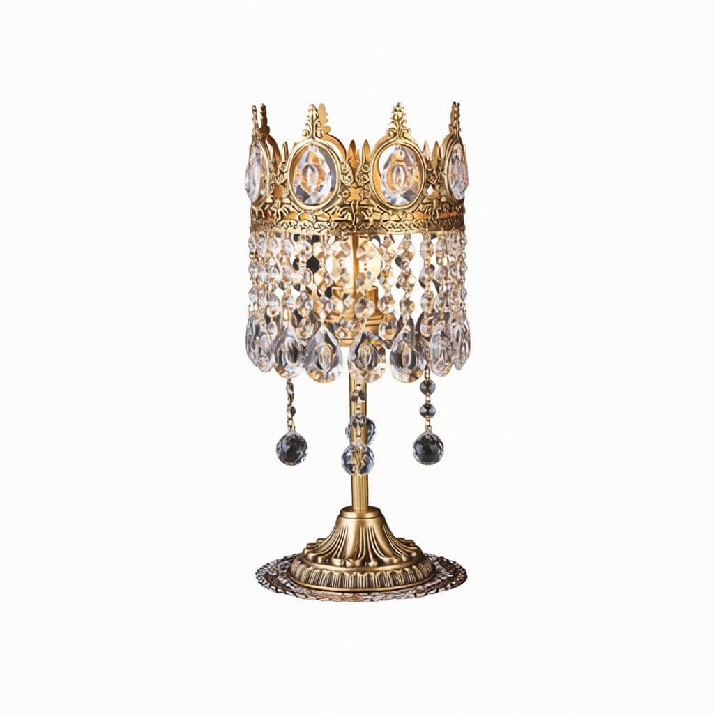 Duneira Deux I Crystal Table Lamp - Detail View #3 | HomeCartel