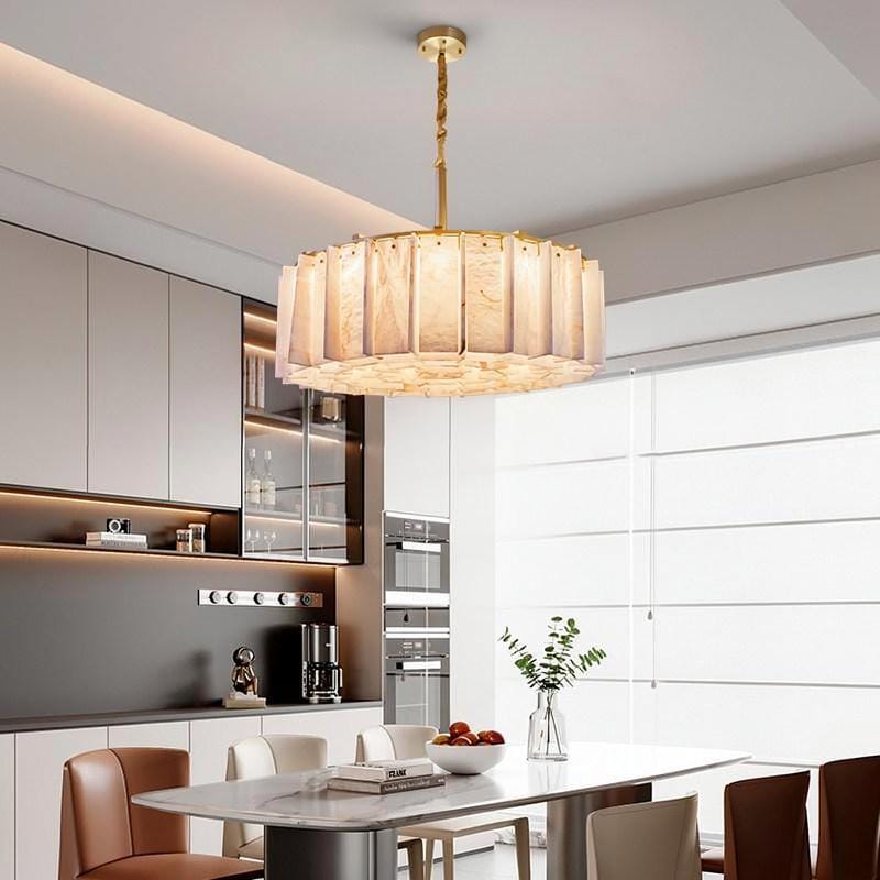 Irriniel B | Alabaster Chandelier - Detail View #2 | HomeCartel