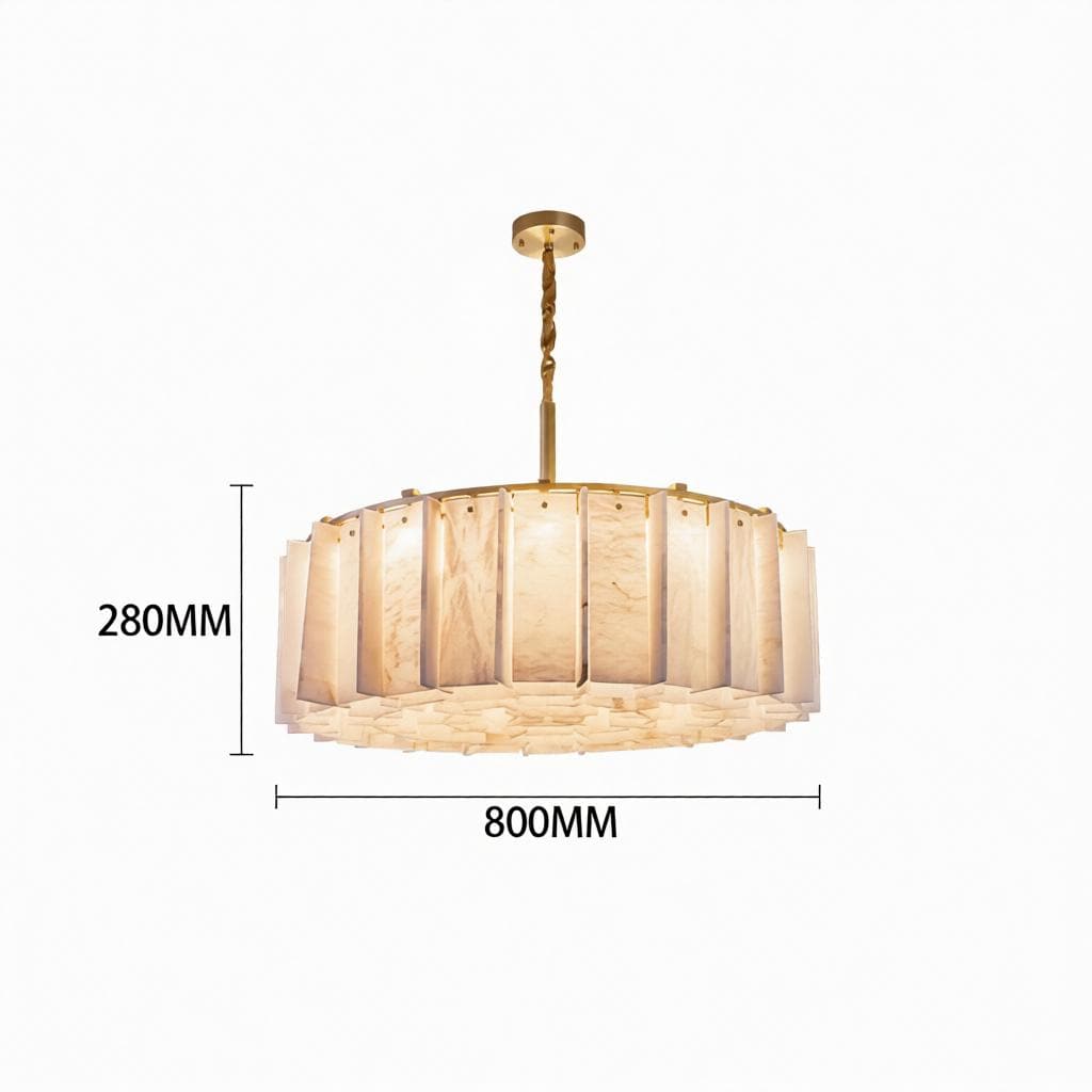 Irriniel B | Alabaster Chandelier - Detail View #5 | HomeCartel
