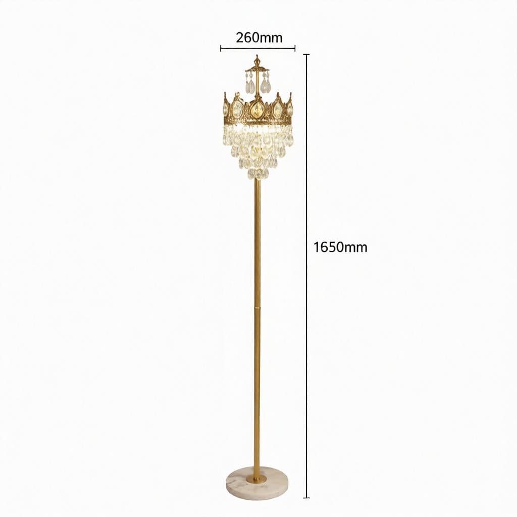 Duneira Une I Crystal Floor Lamp - Detail View #9 | HomeCartel