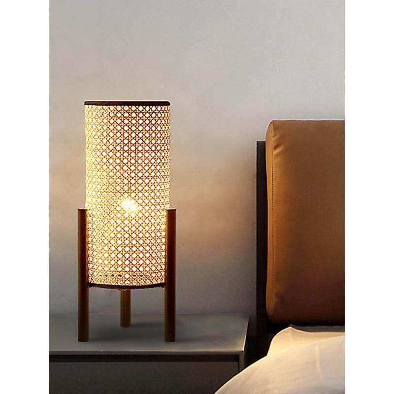 Belvian A | Rattan Table Lamp - Detail View #3 | HomeCartel